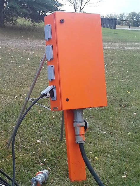 temporary power panels for construction